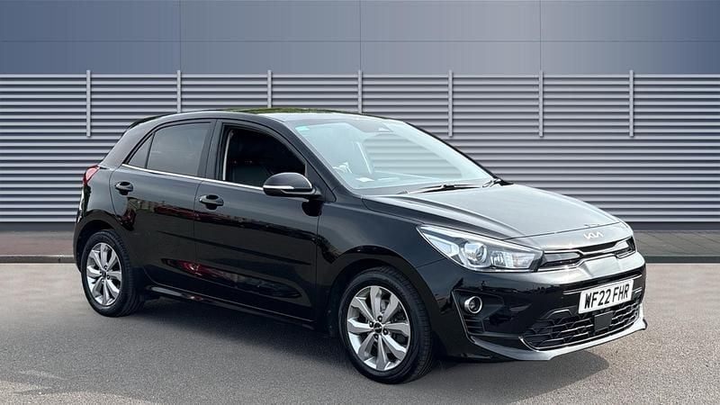 Black Used 2022 Kia Rio 3 Hatchback | £12,874 (Fair price) - Image 1/3