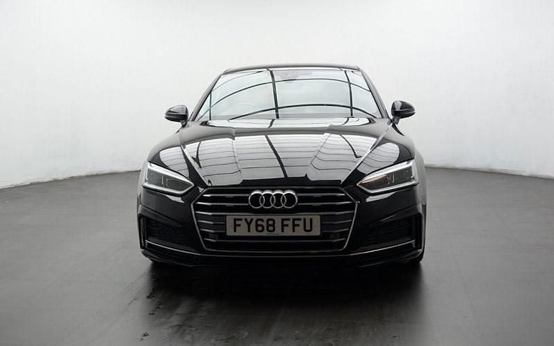 Used Audi A5 S-Line 150 HP (110 kW) 2018 Black Coupe