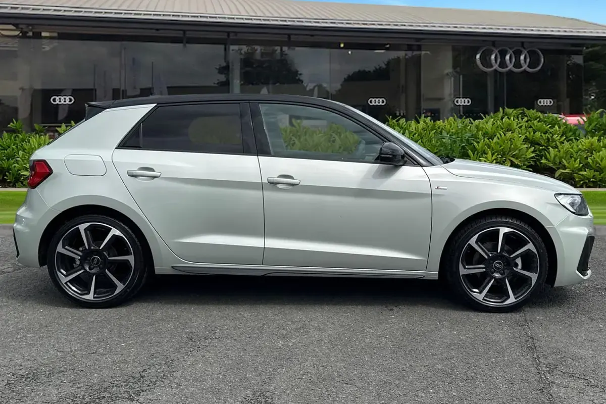 New Audi A1 Sportback Black Edition 2026 Silver Hatchback