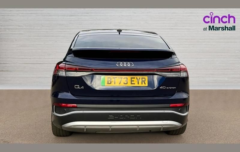 Used Audi Q4 Sportback e-tron S-Line 150 kW (204 HP) 2023 Blue SUV