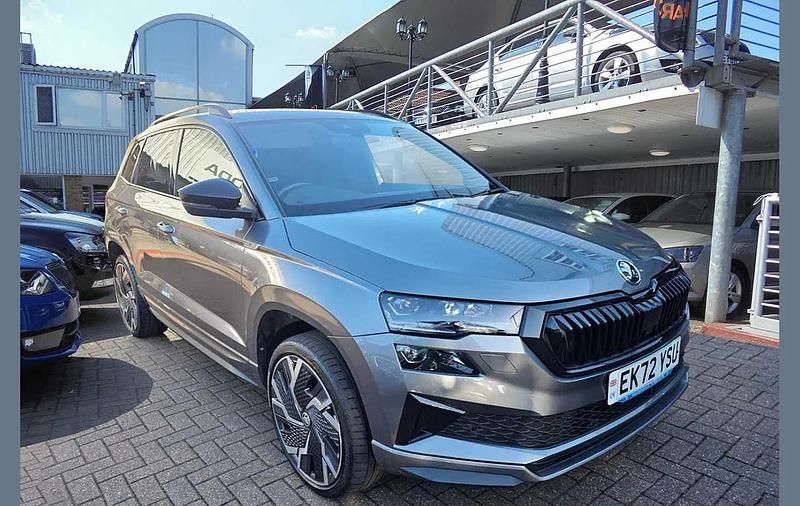 Used Skoda Karoq SportLine 147 HP (108 kW) 2022 Graphite grey metallic SUV