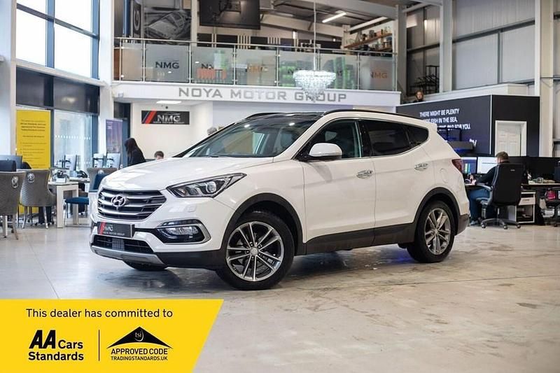 White Used 2016 Hyundai Santa Fe Premium SE SUV | £13,250 (Fair price) - Image 1/1