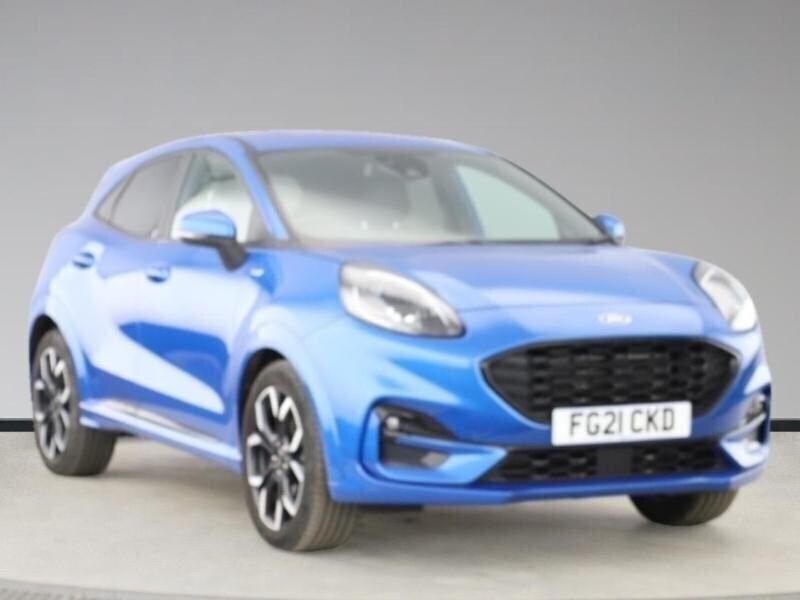 Blue Used 2021 Ford Puma ST-Line X SUV | £16,999 (Fair price) - Image 1/4