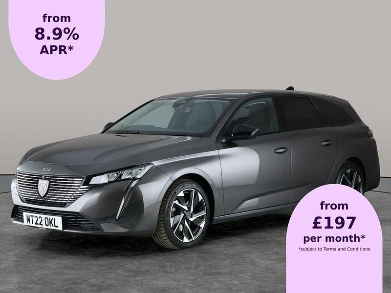 Grey Used 2022 Peugeot 308 Allure Premium Estate | £14,478 (Good price) - Image 1/2