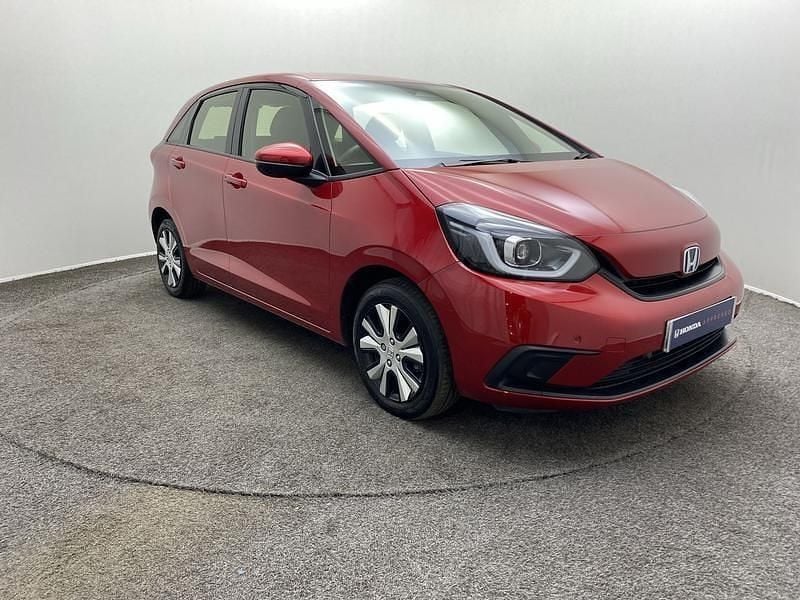 Premium crystal red Used 2022 Honda Jazz Hybrid Hatchback | £15,490 (Fair price) - Image 1/4