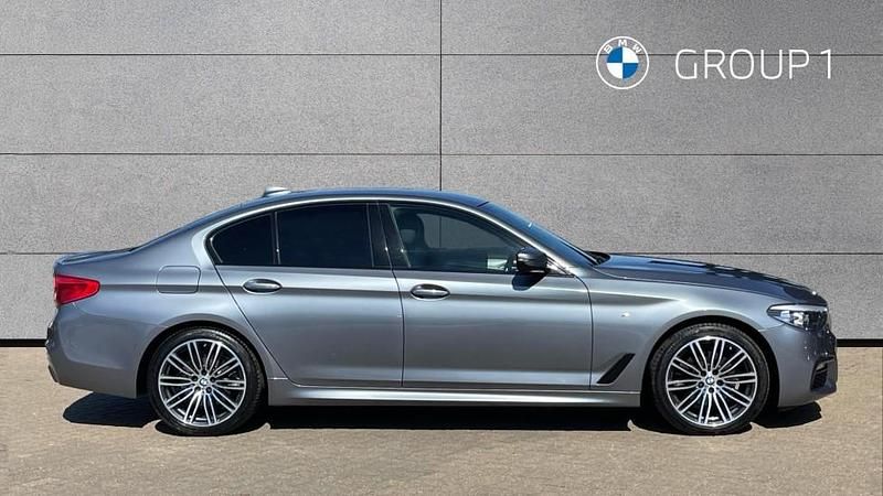 Used BMW 520 M Sport 190 HP (139 kW) 2018 Blue Sedan