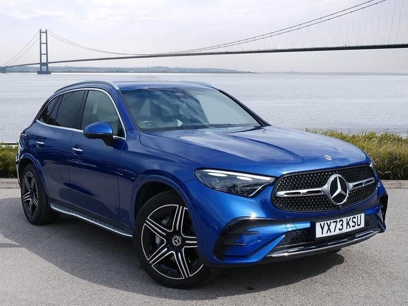 Spectral blue metallic Used 2023 Mercedes GLC300 AMG Line Premium SUV | £41,248 - Image 1/4