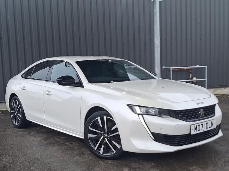 White Used 2022 Peugeot 508 Premium Hatchback | £15,498 (Fair price) - Image 1/4