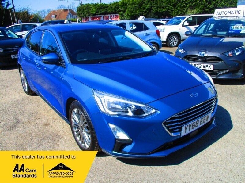 Blue Used 2018 Ford Focus Titanium X Hatchback | £11,695 (A bit pricey) - Image 1/4