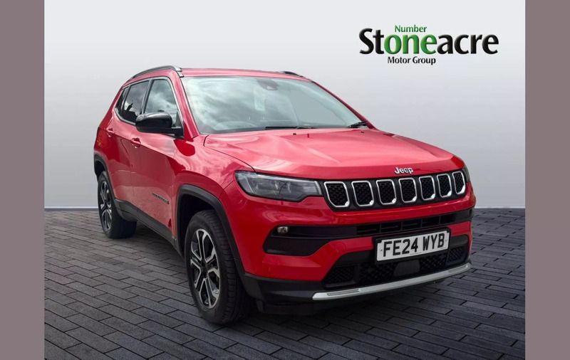 Red Used 2024 Jeep Compass Limited SUV | £23,995 (A bit pricey) - Image 1/4