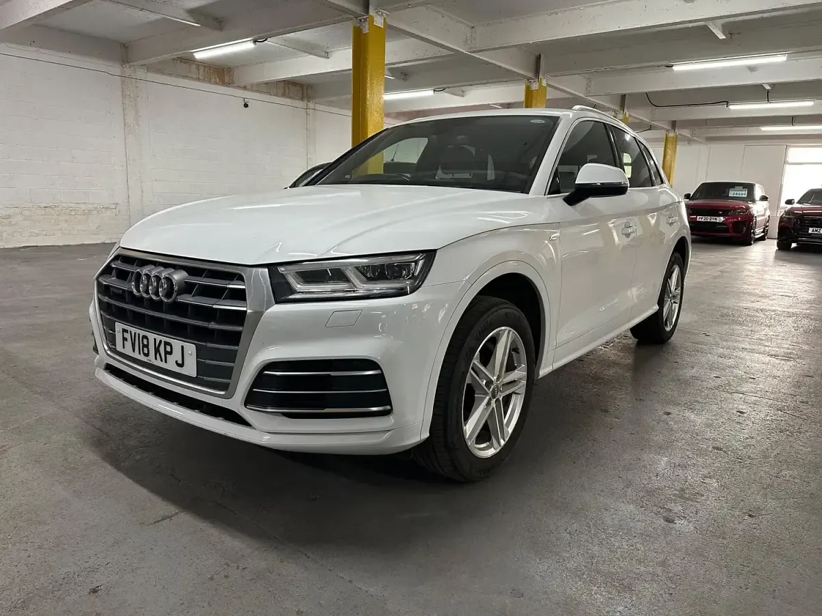 Used Audi Q5 S-Line 190 HP (139 kW) 2018 White SUV