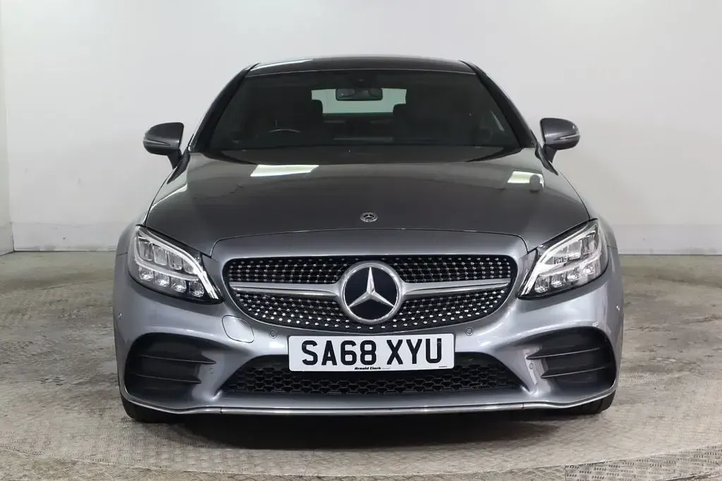 Used Mercedes C180 AMG line 2018 Grey Coupe