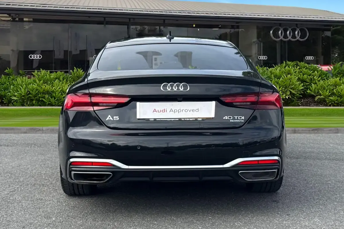Used Audi A5 S-Line 204 HP (150 kW) 2022 Black Coupe