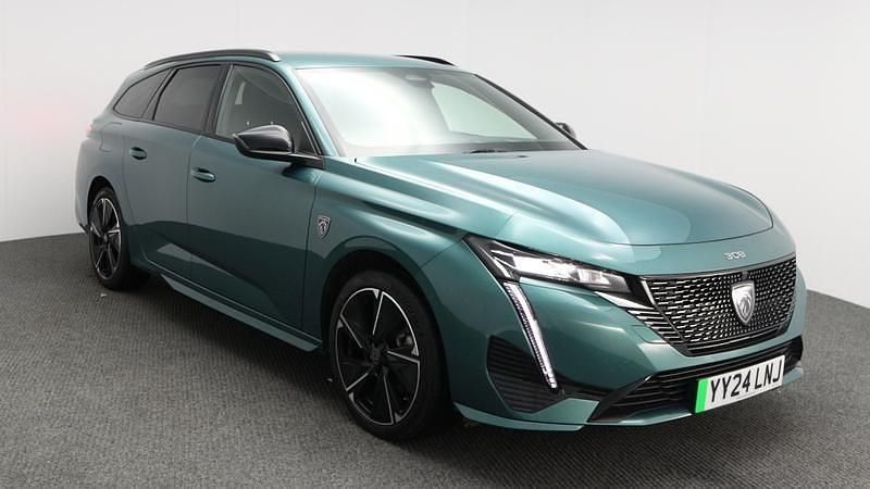 Used Peugeot e-308 SW GTi 114 kW (156 HP) 2024 Avatar blue Estate