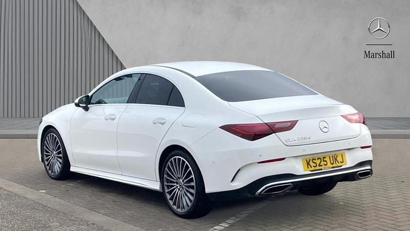 Used Mercedes CLA220 AMG Line Premium 190 HP (139 kW) 2025 White Sedan