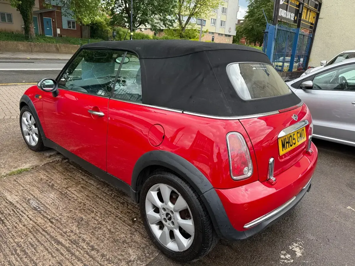 Used Mini Cooper Cabriolet 2005 Red Cabriolet