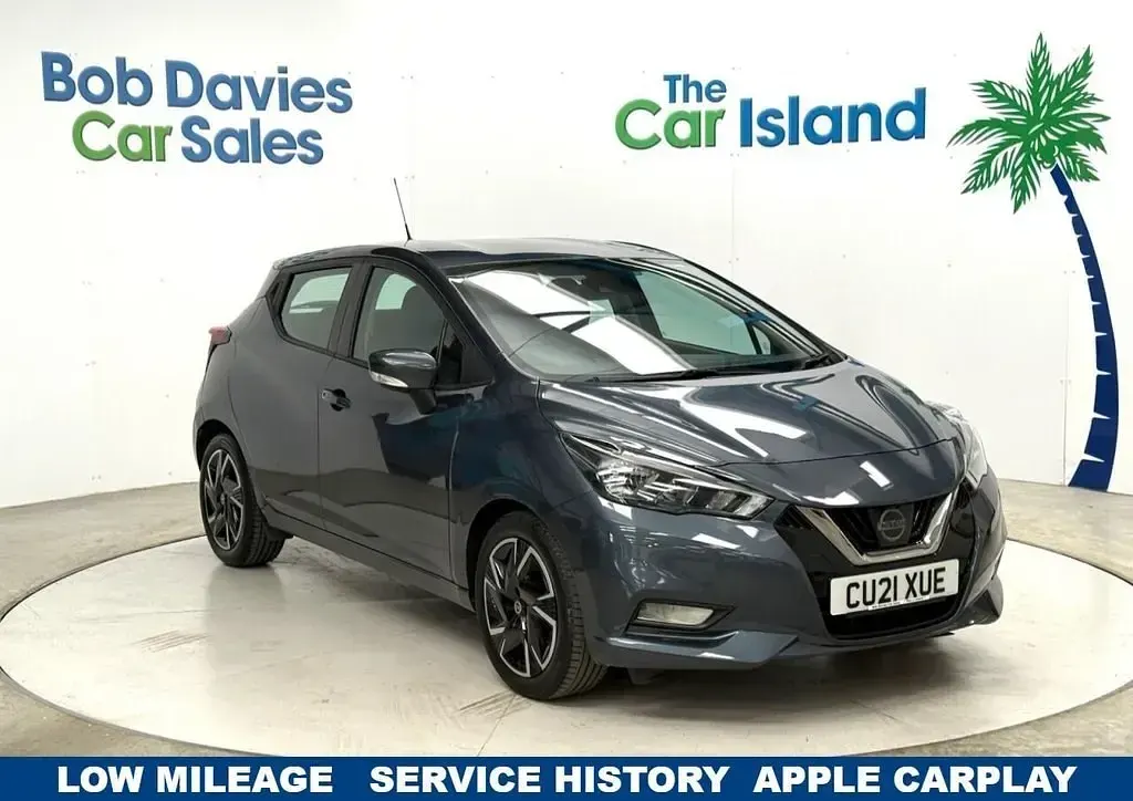 Begagnad Nissan Micra Acenta 92 HK (67 kW) 2021 Grå Halvkombi