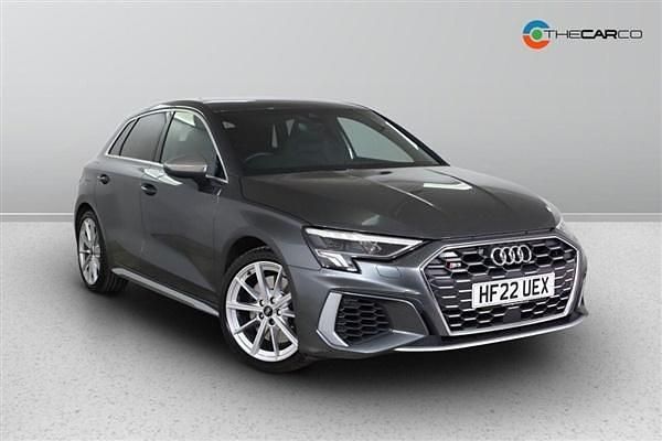 Grey Used 2022 Audi S3 Sportback Advanced Hatchback | £28,449 - Image 1/1