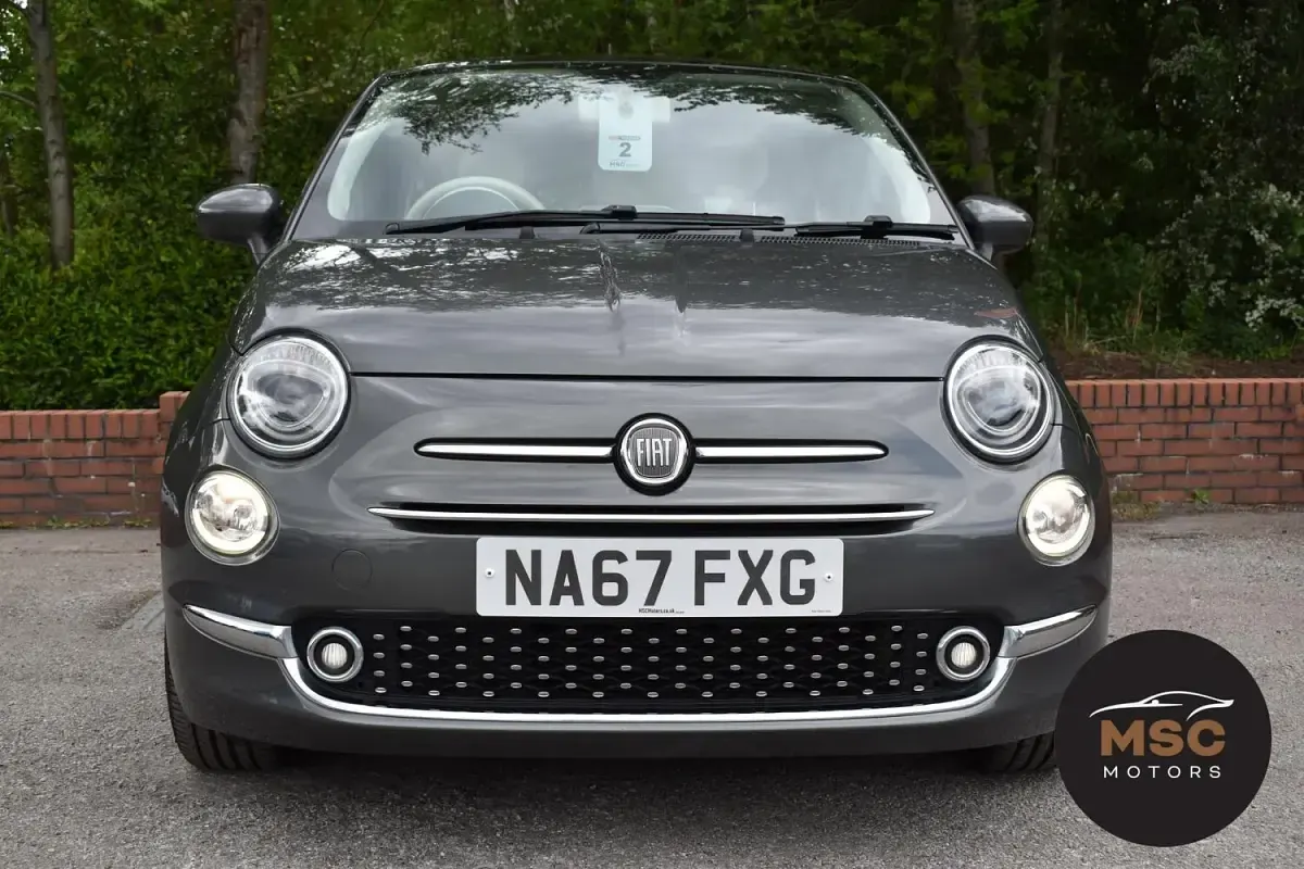 Used Fiat 500 Lounge 69 HP (50 kW) 2017 Grey Hatchback