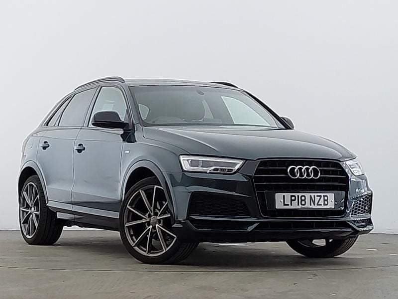 Green Used 2018 Audi Q3 Black Edition SUV | £17,298 (Fair price) - Image 1/4