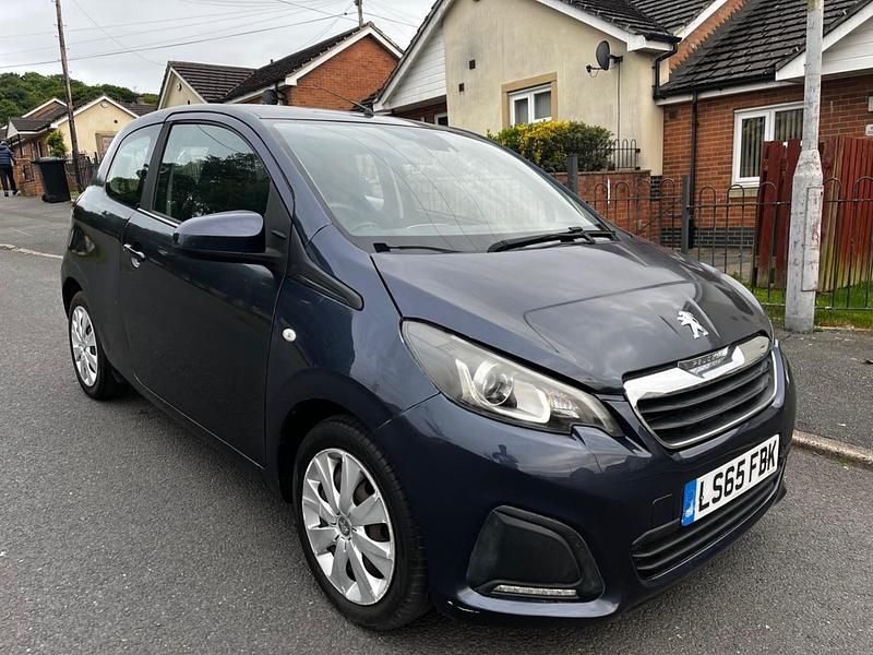 Used Peugeot 108 Active 68 HP (50 kW) 2015 Blue Hatchback