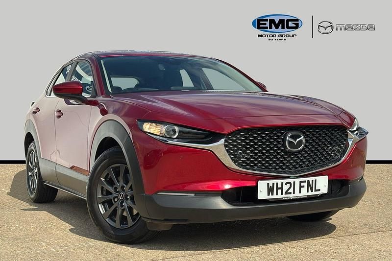 Red Used 2021 Mazda CX-30 SUV | £12,395 (Fair price) - Image 1/3