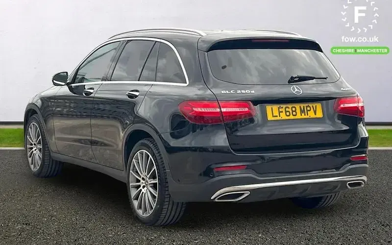 Used Mercedes GLC250 AMG Line Premium 204 HP (150 kW) 2018 Black SUV