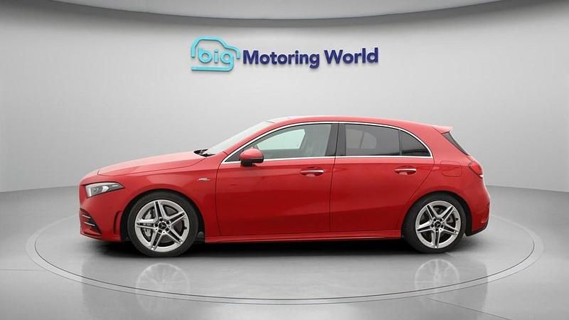 Used Mercedes A35 AMG Premium Plus 306 HP (225 kW) 2019 Red Hatchback
