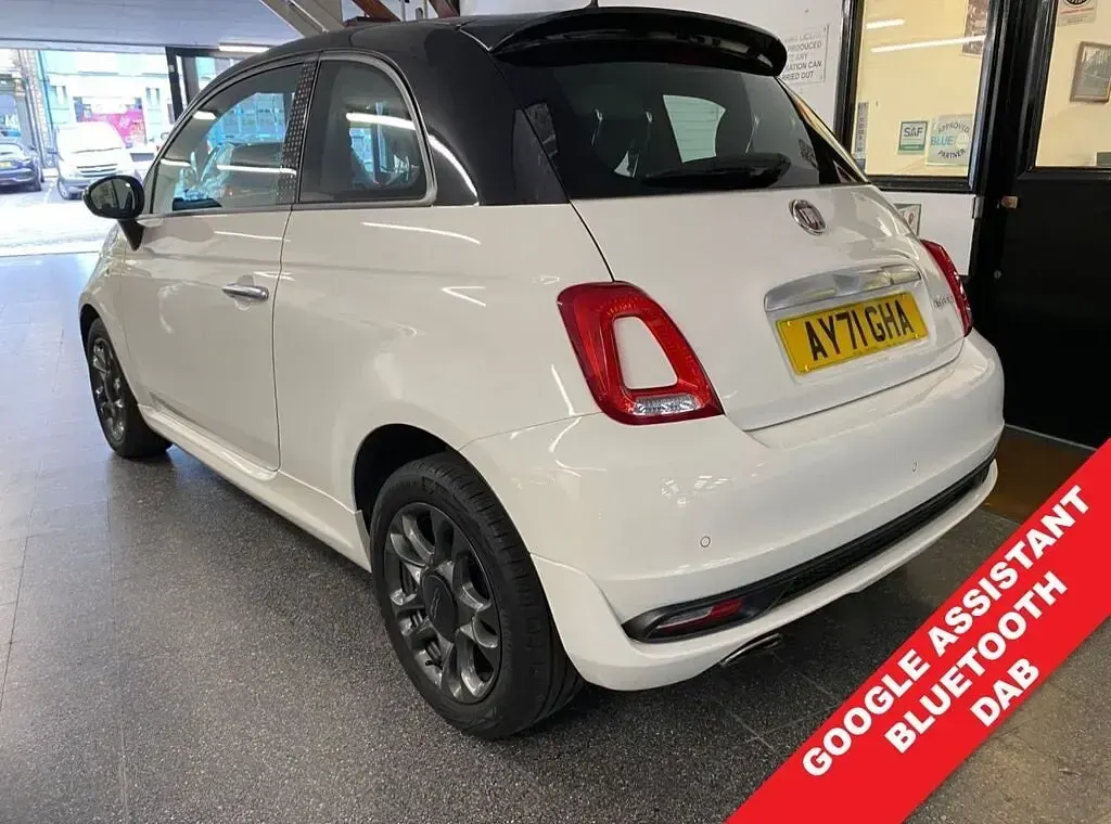 Used Fiat 500 2021 White/black Hatchback