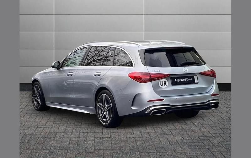 Used Mercedes C200 AMG line 200 HP (147 kW) 2022 Silver Estate