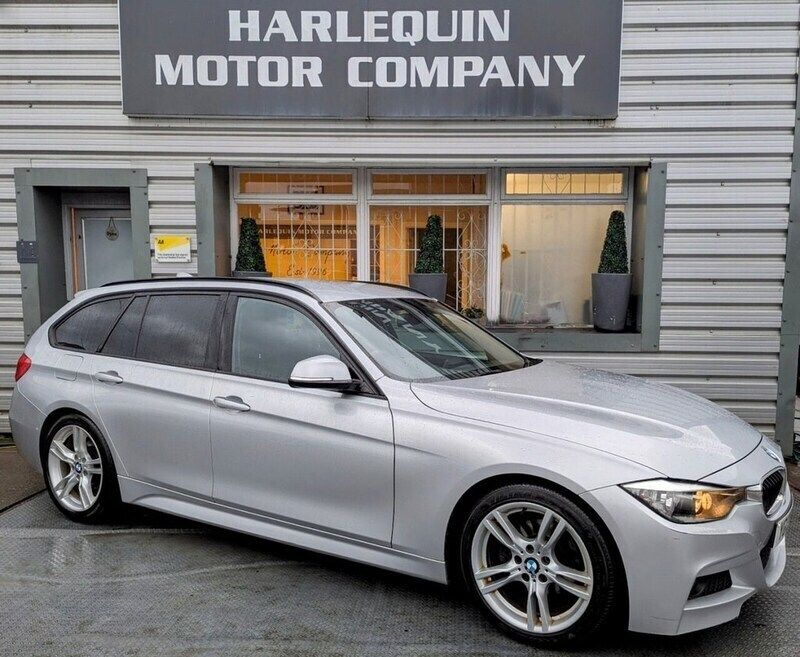 Silver Used 2013 BMW 320 M Sport Estate | £7,699 (Fair price) - Image 1/4