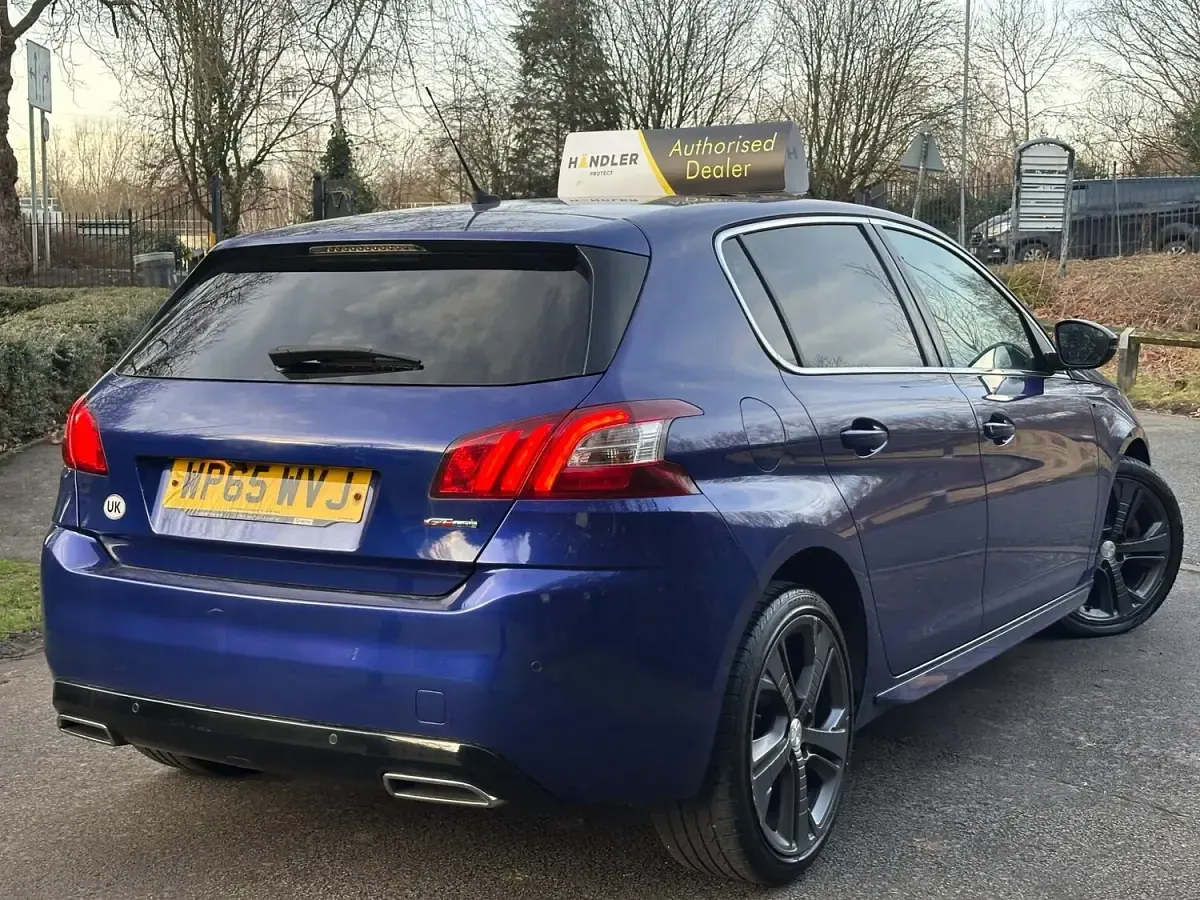 Used Peugeot 308 GT-line 150 HP (110 kW) 2016 Blue Hatchback