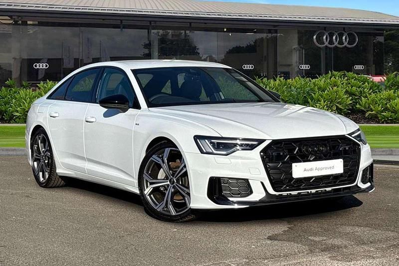 White Used 2025 Audi A6 Black Edition Sedan | £34,911 (Fair price) - Image 1/4