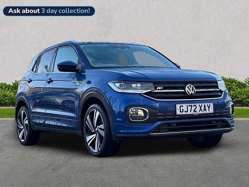 Used VW T-Cross R-line 110 HP (80 kW) 2022 Blue SUV