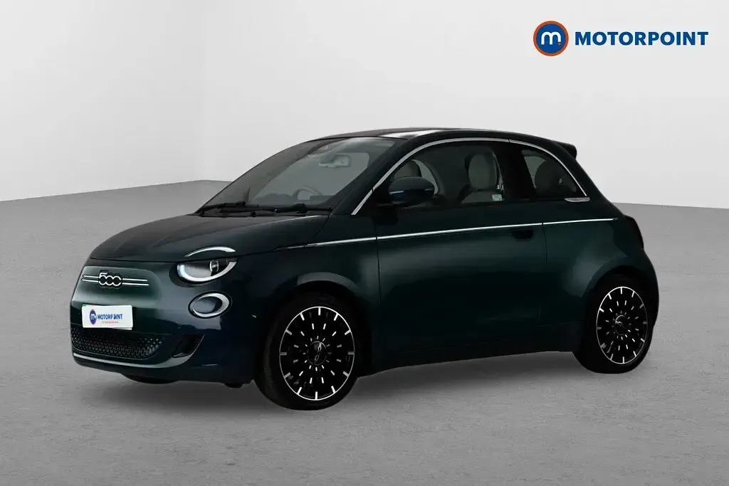 Used Fiat 500e La Prima 86 kW (118 HP) 2022 Green Hatchback