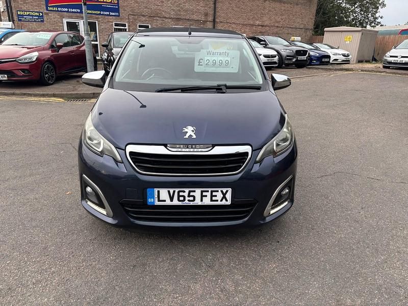 Used Peugeot 108 Allure 82 HP (60 kW) 2015 Blue Hatchback
