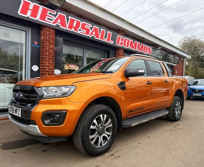 Begagnad Ford Ranger Wildtrack 2020 Orange Pickup