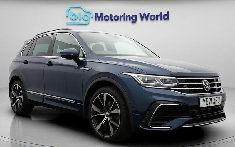 Blue Used 2022 VW Tiguan R-line SUV | £26,000 (Good price) - Image 1/4