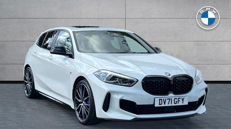 White Used 2021 BMW M135 Shadowline Hatchback | £27,495 (Fair price) - Image 1/4