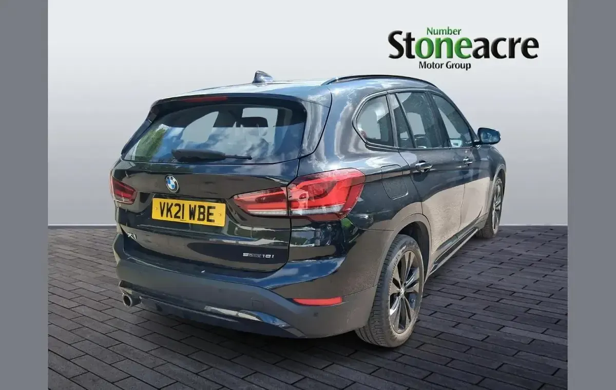 Used BMW X1 Sport Line 140 HP (102 kW) 2021 Black SUV