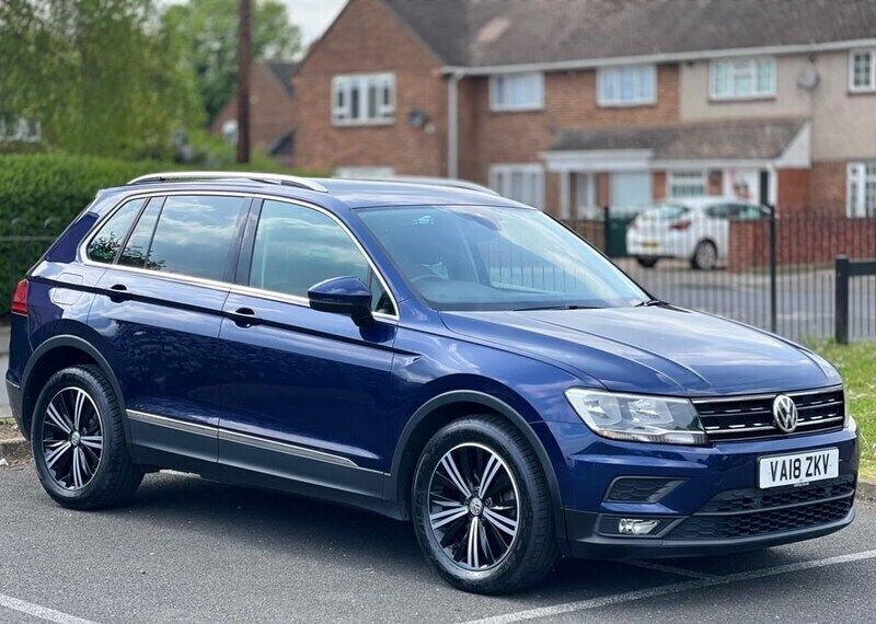 Blue Used 2018 VW Tiguan SE SUV | £12,195 (Fair price) - Image 1/4