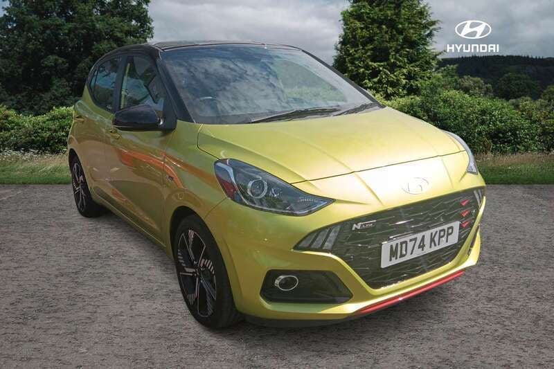 Yellow Used 2025 Hyundai i10 N Line Hatchback | £15,990 - Image 1/4
