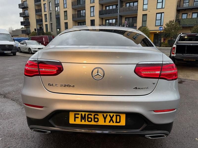 Used Mercedes GLC220 AMG line 2017 Silver Coupe