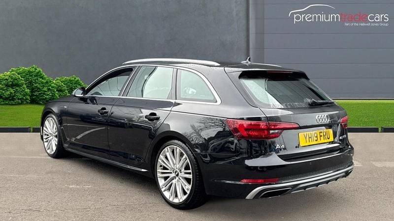 Used Audi A4 S-Line 245 HP (180 kW) 2019 Black Estate