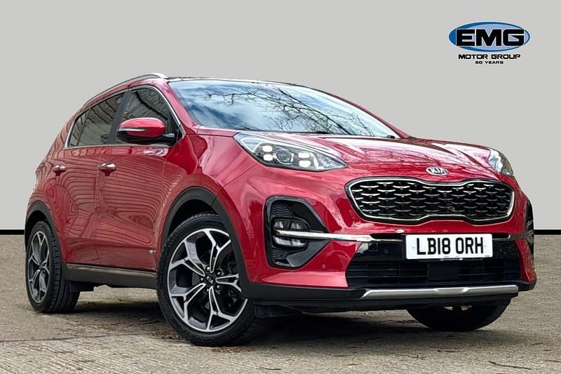 Used Kia Sportage GT-Line S 174 HP (127 kW) 2018 Red SUV