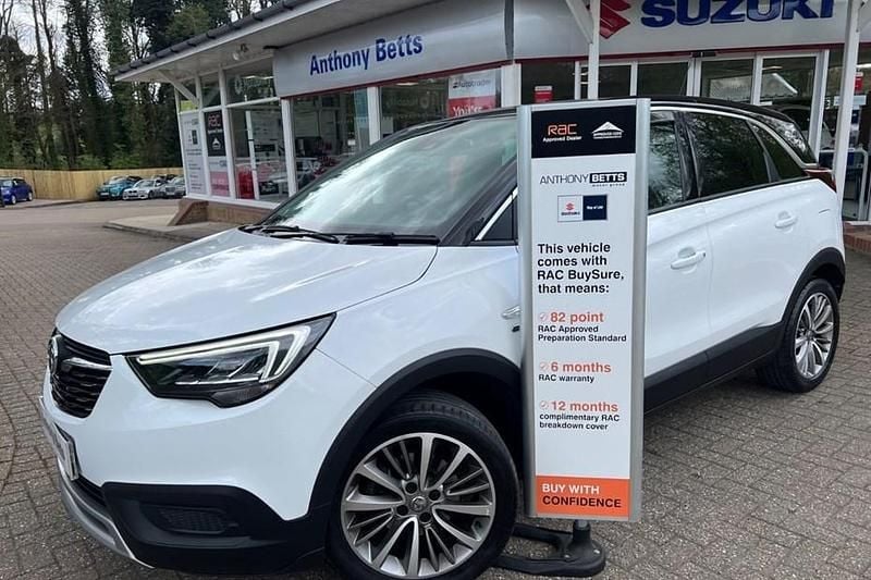 Used Vauxhall Crossland X 110 HP (80 kW) 2020 White SUV