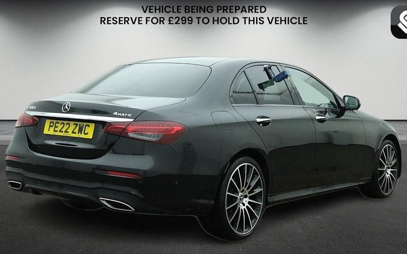 Used Mercedes E300 AMG line 265 HP (194 kW) 2022 Obsidian black Sedan