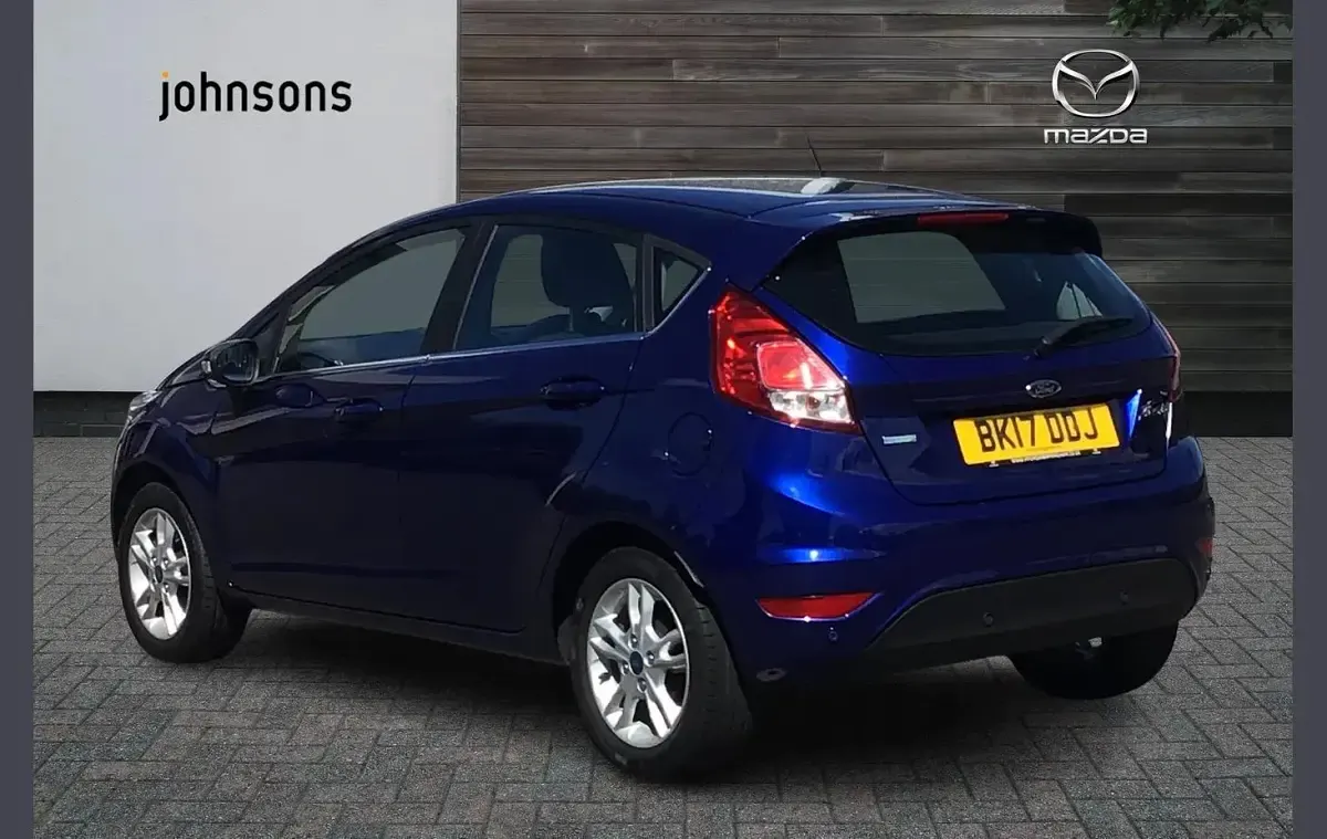Used Ford Fiesta Zetec 99 HP (72 kW) 2017 Blue Hatchback