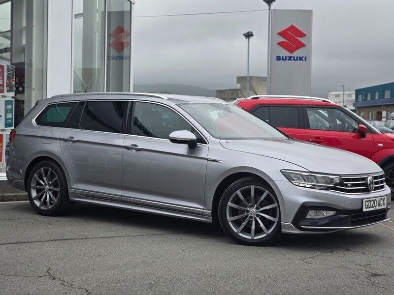 Silver Used 2020 VW Passat R-line Estate | £16,995 (Fair price) - Image 1/4