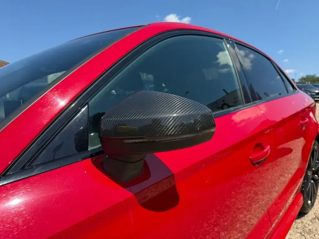 Used Audi A3 Black Edition 150 HP (110 kW) 2018 Red Sedan